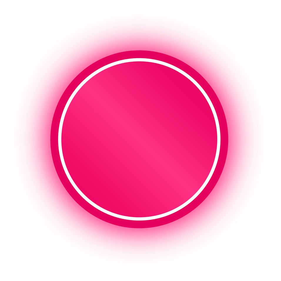 Neon Pink Circle Banner, Neon Circle